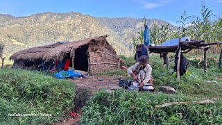 This is Himalayan Very Peaceful Hari Rokaya Family Lifestyle | Organic Food Cooking in Countryside