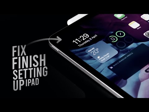 How to Fix Finish Setting Up My iPad (tutorial)