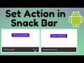 Set Action in Snack Bar (Part 2) | TechViewHub | Android Studio