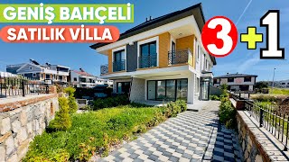 Didim Hisar Mahallesinde Müstakil Geniş Bahçeli 3+1 Ebeveyn Banyolu Kaliteli Satılık Tripleks Villa