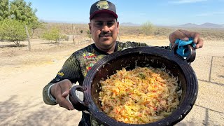 Sopa dé repollo con verduras y atún