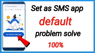 Set SMS as default problem Solution//how to fix set as default problem in Hindi  Technical Dilo