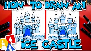 How To Draw An Ice Castle