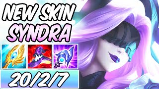 NEW SYNDRA SKIN - WITHERED ROSE SYNDRA MID GAMEPLAY 915 AP | Build & Runes | League of Legends | S11