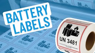 Different Types of Battery Labels | Smith Corona Labels