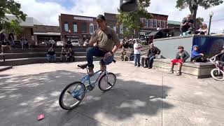 Bmx bike show Eddie Fiola and Fabio bike freestyle #bmx #oldschoolbmx #bmxfreestyle #bmxflatland