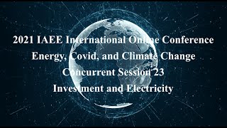 Concurrent Session 23 Investment and Electricity