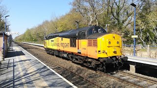 37254, HS2 Construction Trains and more at Denham Golf Club on Monday 19th April 2021.