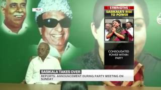 Sasikala takes over