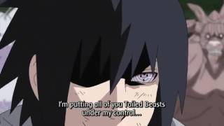 Naruto Shippuden 475 Sasuke Uses Genjutsu and Catastrophic Planetary Devastation ( English Sub ).