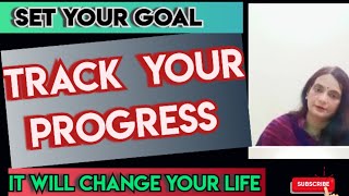 How to set Goals and track progress/Analysis your mind set pattern #track record #motivation #how