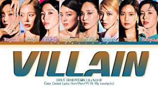 Girls' Generation 'Villain' (Color Coded Lyrics)