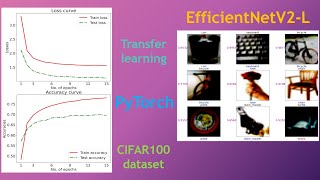 Classify CIFAR100 images using pretrained EfficientNetV2-L with PyTorch