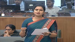 MLA Vidadala Rajini Speech about Women Welfare in AP Assembly 2022 || Bezawada Media