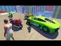 shinchan and franklin tried the chain of mini ramp parkour challenge gta 5