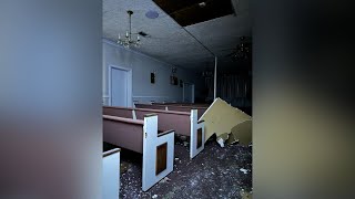 Human remains uncovered at abandoned Georgia funeral home