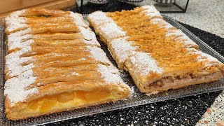 Jalousie amande/pommes_Frangipane_almond/apples puff pastry_ جالوزي/فرونجبان المحلات باللوز/التفاح