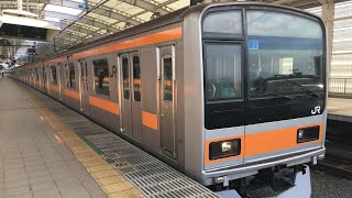 中央線 209系1000番台 トタ81編成 試運転（元マト81編成）1月25日