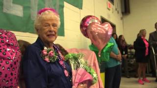 JP Stevens High School Employee Celebrates her 95th Birthday!