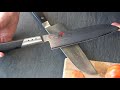 big challenge güde santoku chai dao alpha miyabi damast knife unboxing review try out