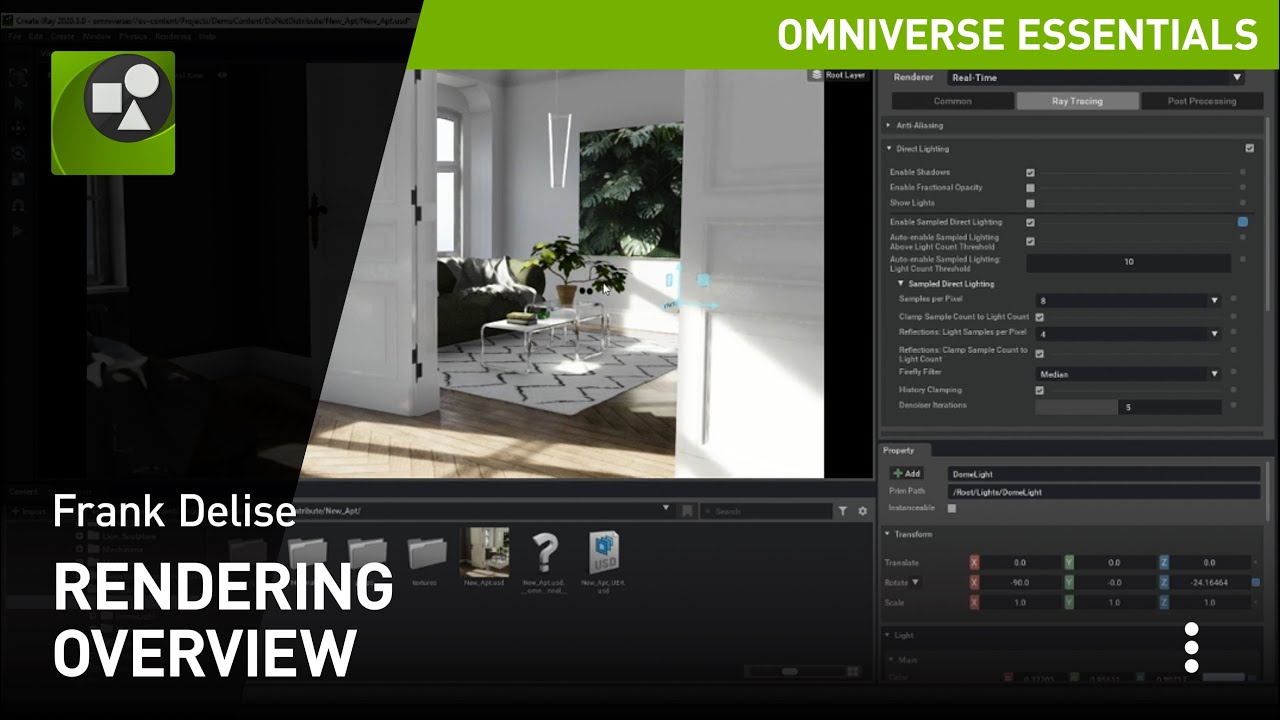 Omniverse Create - Rendering Overview | NVIDIA Omniverse Tutorials ...