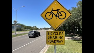 Sharing Spaces: Cyclist's rules on the Texas road