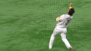 SB 松田 ファンの声援に応えて熱男～！2017 日本シリーズ第6戦