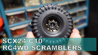 Axial SCX24 C10 RC4WD 1.0 Scrambler Tires Ep.19