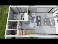 6x12 meters modern house design 3 bedrooms house tour