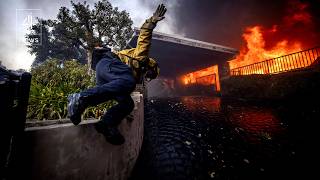 LA fires latest: 10 dead and 10,000 buildings destroyed