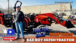 Bad Boy 4025 Walk Around with Tractor Zach!