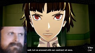 Forsen reacts to Strange Sound While Mushroom Hunting + Persona 5 - Makoto Niijima Awaken Scene! HQ