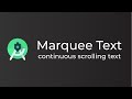 Marquee Text Tutorial in Android Studio (Kotlin)