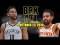 Brooklyn Nets vs Atlanta Hawks Full Game Highlights - October 23, 2024 | 2024-25 NBA Season