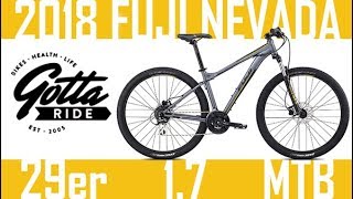 2018 Fuji Nevada 1.7 29er Hardtail Mountain Bike