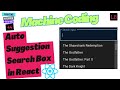 Auto suggestion in React | Machine coding question | JavaScript Interview Question - 44
