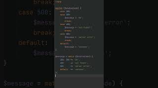 PHP match operator