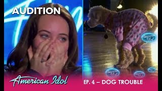 Little Puppy POOPS & PISSES All Over This Idol Audition! | American Idol 2018