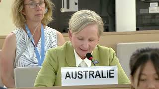 Australia speaks at UNHRC inquiry