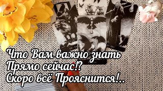 ⚡ЧТО ВАМ ВАЖНО ЗНАТЬ ПРЯМО СЕЙЧАС? ⚡СКОРО ВСЕ ПРОЯСНИТСЯ!...🍀♥️ Гадание Таро