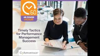 [WEBINAR] Timely Tactics for Performance Management Success