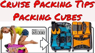 Cruise Packing Tips with Pro Packing Cubes Travel Organizer