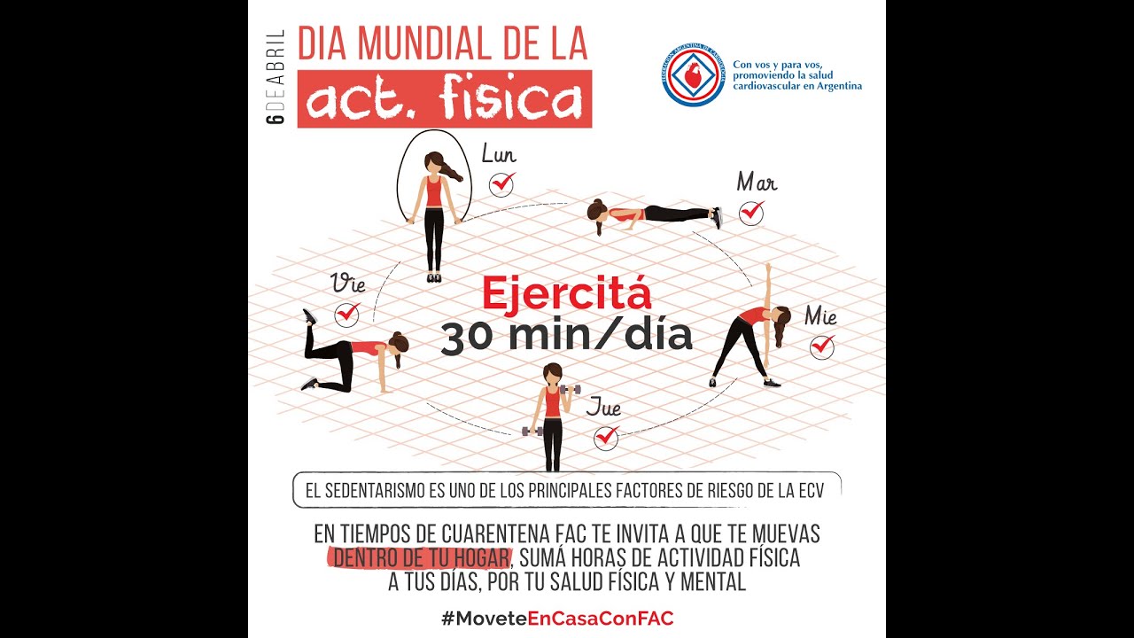 6 De Abril Día Mundial De La Actividad Física - Sumá Actividad A Tus ...