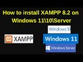 How to download install and Configure XAMPP 8.2.12 on Windows 11\10 or Windows Server | 2024 Updated