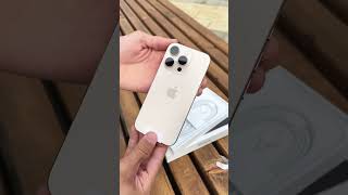 Распаковка iPhone 16 Pro, новый цвет 🙌🏻