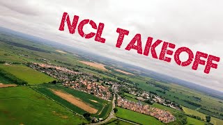 NCL Newcastle Airport - Flight Takeoff FULL