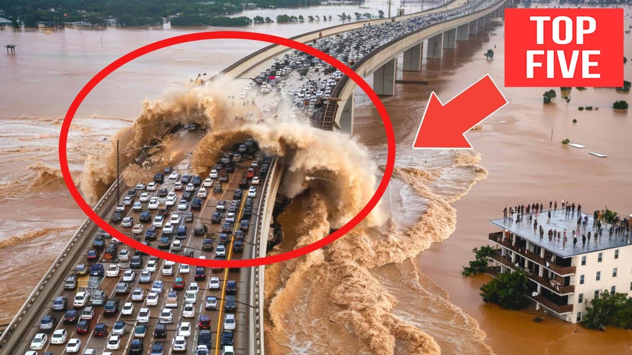 Top 5 Massive Flash Floods Caught On Camera Youtube