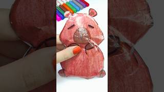 DIY Cute Capybara squishy #squishy #diy #papercraft #art #cute