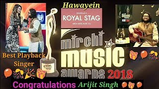 10th Royal Mirchi Music Awards Arijit Singh Live 2018 | Arijit Singh | Male Vocalist Of The Year