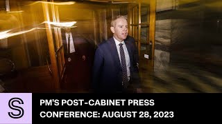 Prime Minister Chris Hipkins' post-Cabinet press conference | August 28, 2023  | Stuff.co.nz